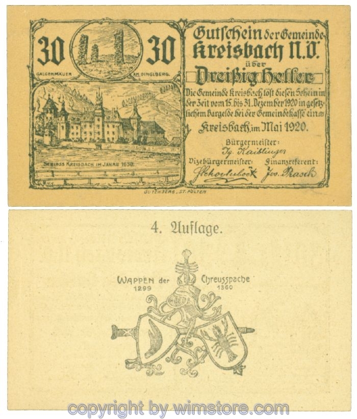 Kreisbach, J00470d, 30 Heller; I