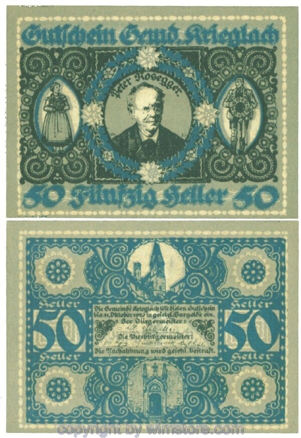 Krieglach, J00480a, 50 Heller; 1