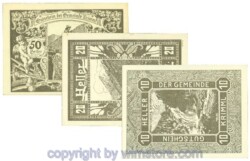 Krimml, J00483a, Serie 10, 20, 50 Heller; 1