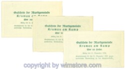 Krumau, J00487a, Serie 10, 20, 50 Heller; I
