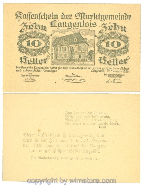 Langenlois, J00501c17, 10 Heller; 1