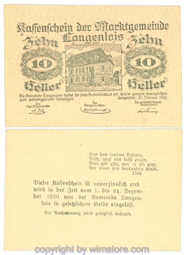 Langenlois, J00501c17x, 10 Heller; 1