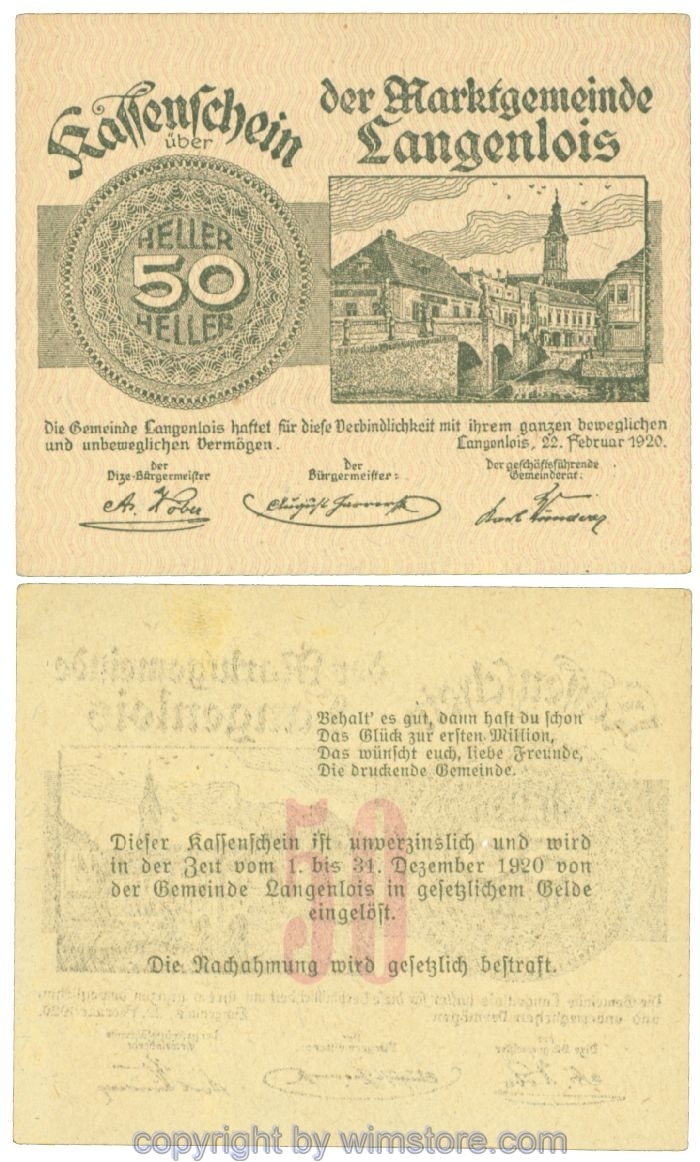 Langenlois, J00501g34, 50 Heller; 1