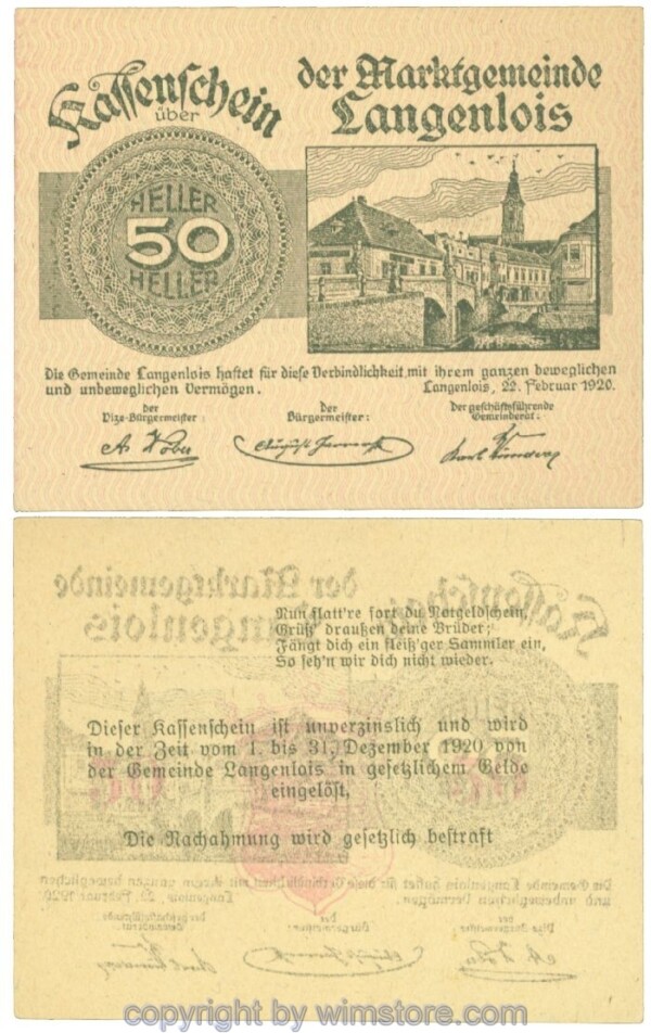 Langenlois, J00501h35, 50 Heller; 1