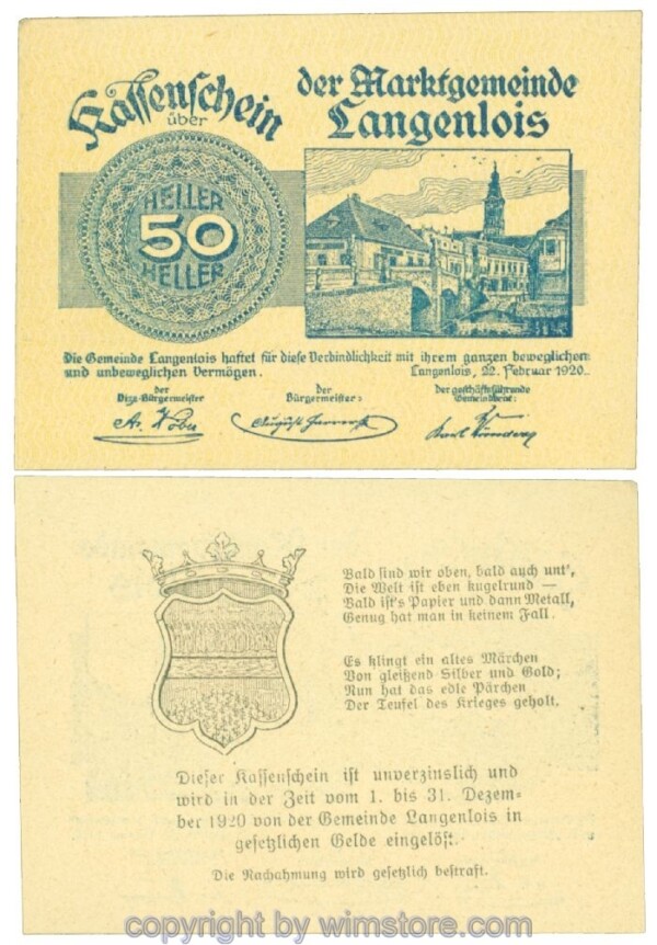 Langenlois, J00501l1_48, 50 Heller; 1