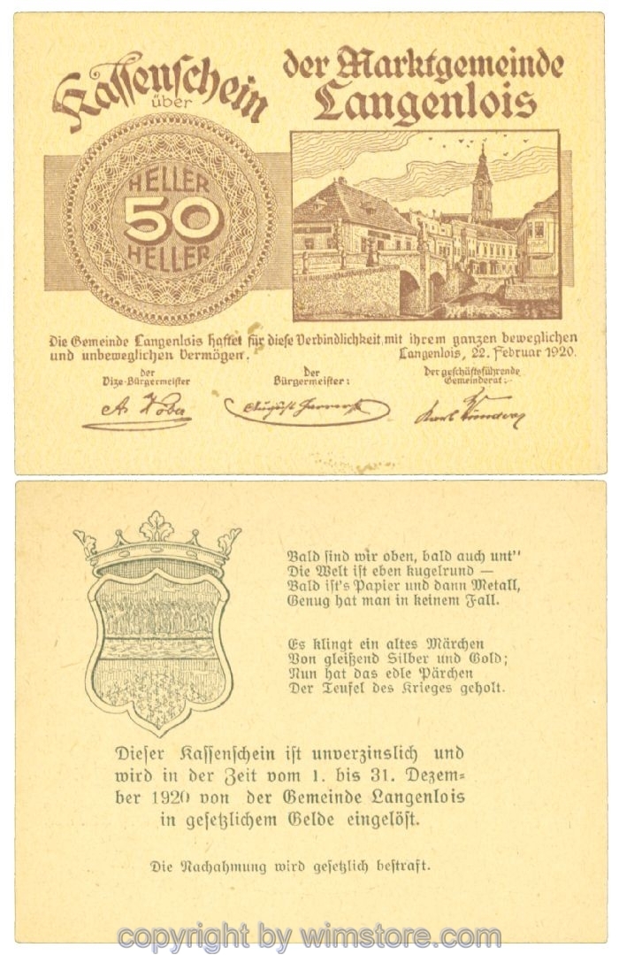 Langenlois, J00501n1_54, 50 Heller; 1