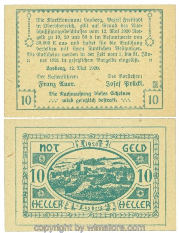 Lasberg, J00505a2, 10 Heller; 1