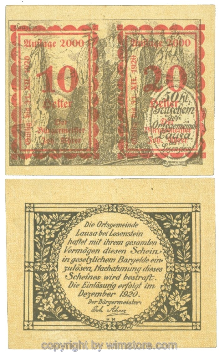 sn108100 Lausa, J00506SIcE, 10/20 Heller; 1