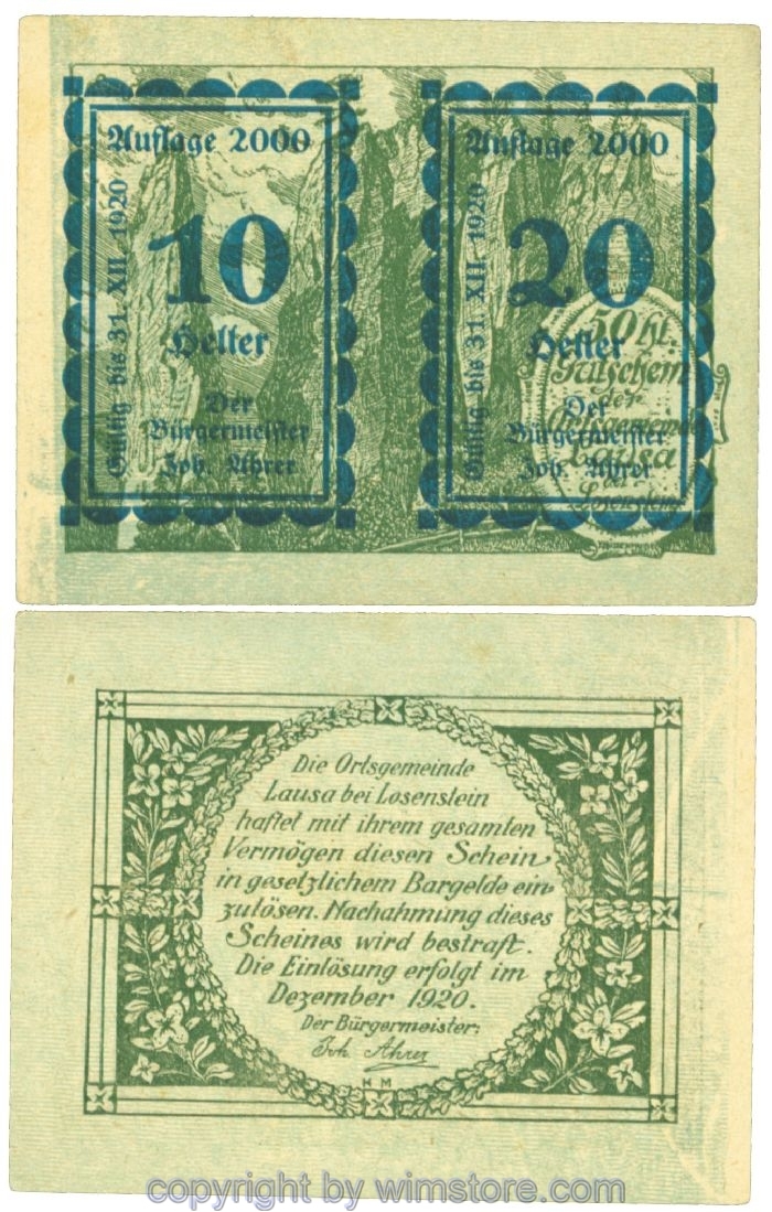 sn108106 Lausa, J00506SIdD, 10/20 Heller; 1