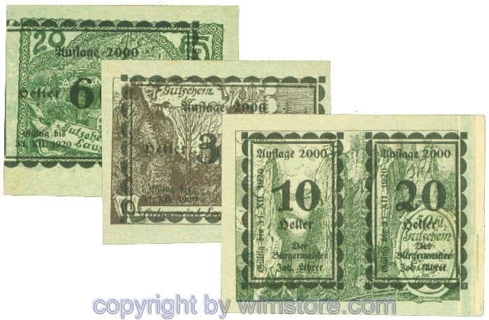 sn108114 Lausa, J00506SIdF, Serie 10/20, 30, 60 Heller; 1