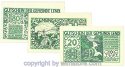 sn108161 Lend, J00511IIa, Serie 20, 50, 80 Heller; 1