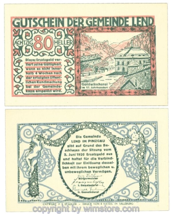 Lend, J00511IIb, 80 Heller; 1