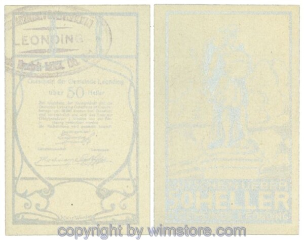 Leonding, J00513SIc, 50 Heller; 1