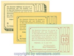 sn108190 Lichtenau, J00517a, Serie 10, 20, 50 Heller; 1