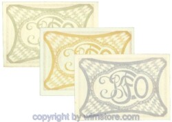 Linz, Prv. Kath. Frauenorganisation, J00535, Serie 30, 50, 80 Heller; 1