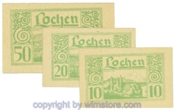 Lochen, J00559c, Serie 10, 20, 50, Heller; 1