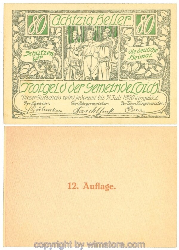 Loich, J00562Il35, 80 Heller; 1