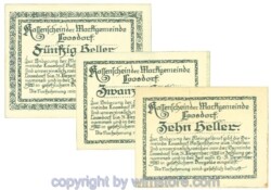 Loosdorf, J00563a, Serie 10, 20, 50 Heller; 1