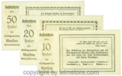 Maissau, J00573c, Serie 10, 20, 50 Heller; 1-