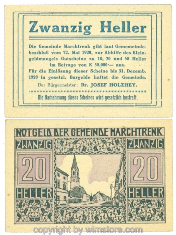 Marchtrenk, J00581d, 20 Heller; 1