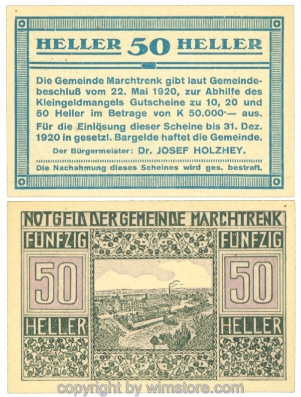 Marchtrenk, J00581d, 50 Heller; 1