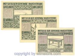 Marchtrenk, J00581d, Serie 10, 20, 50 Heller; 1