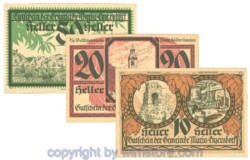 Maria Enzersdorf, J00582b, Serie 10, 20, 50 Heller; 1