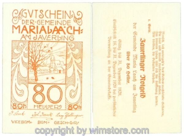 Maria Laach, J00584a7, 80 Heller; 1