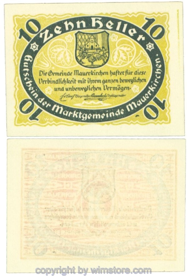 Mauerkirchen, J00598IAa, 10 Heller; 1