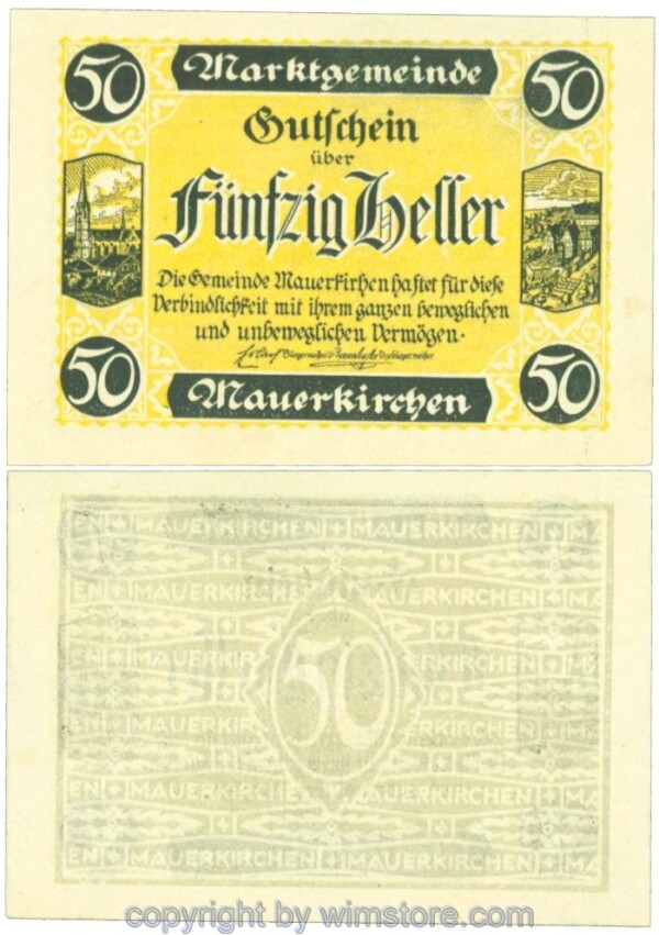Mauerkirchen, J00598IAa, 50 Heller; 1
