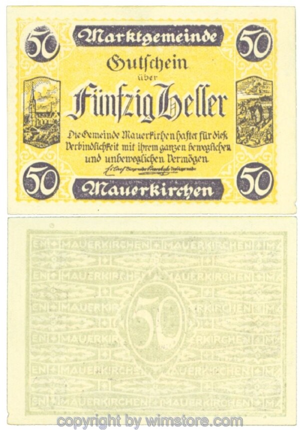 Mauerkirchen, J00598IAd, 50 Heller; 1