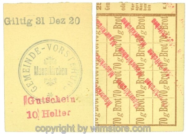 Mauerkirchen, J00598IIIa, 10 Heller; 1