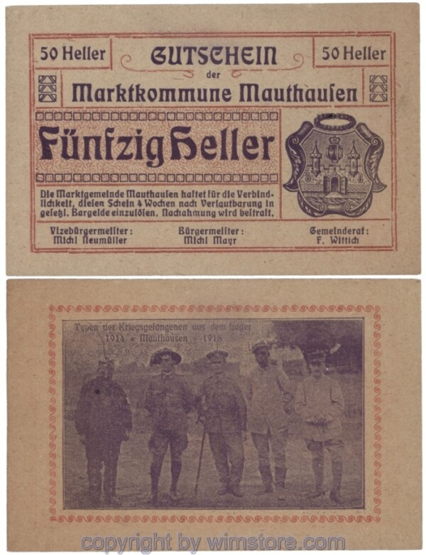 Mauthausen, J00601IId, 50 Heller; 1