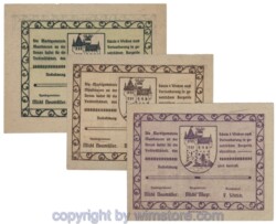 Mauthausen, J00601IIIa, Serie 10, 20, 50 Heller; 1-2