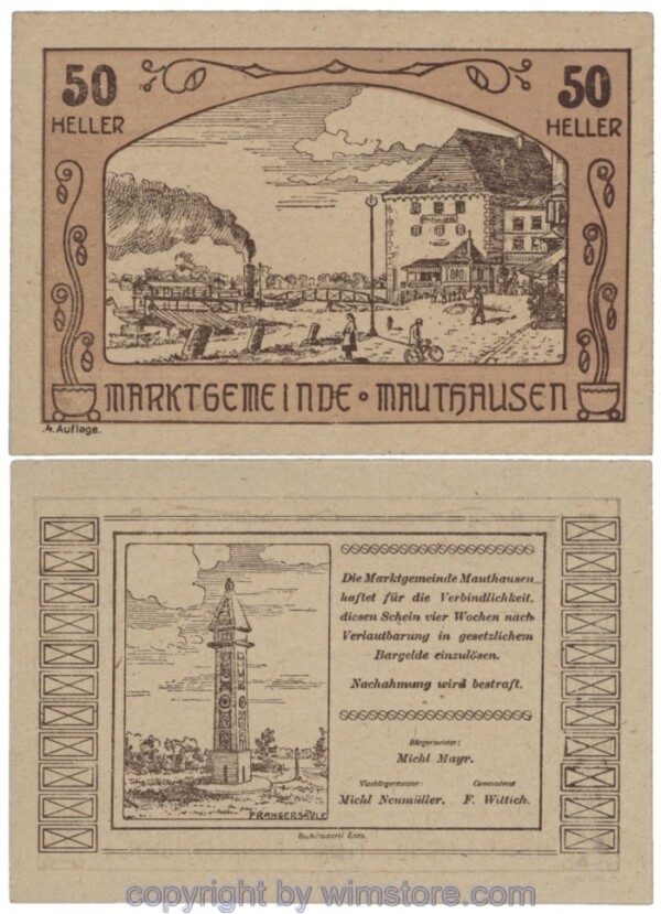 Mauthausen, J00601IVa, 50 Heller; 1