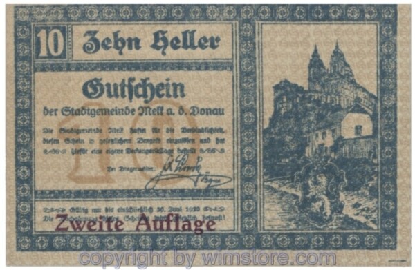 Melk, J00605Id, 10 Heller; 1