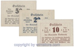 sn109134a Mettmach, J00610Ia, Serie 10, 20, 50 Heller; 1