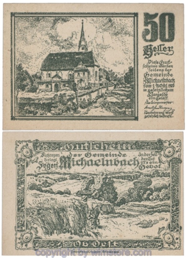 sn109146 Michaelnbach, J00611, 50 Heller; 1