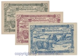 sn109147a Michaelnbach, J00611, Serie 10, 20, 50 Heller; 1