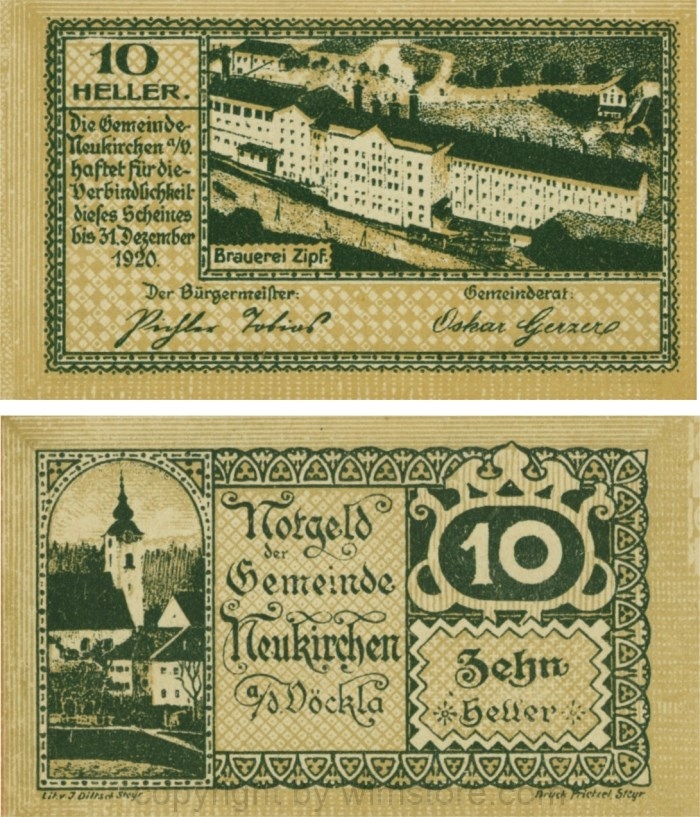 Neukirchen an der Vöckla, G0657, 10 Heller; 1-