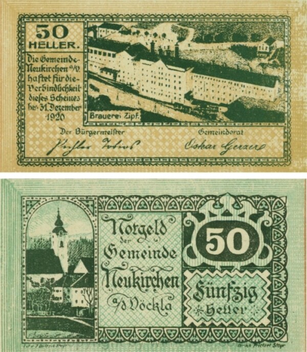Neukirchen an der Vöckla, G0657, 50 Heller; 1-