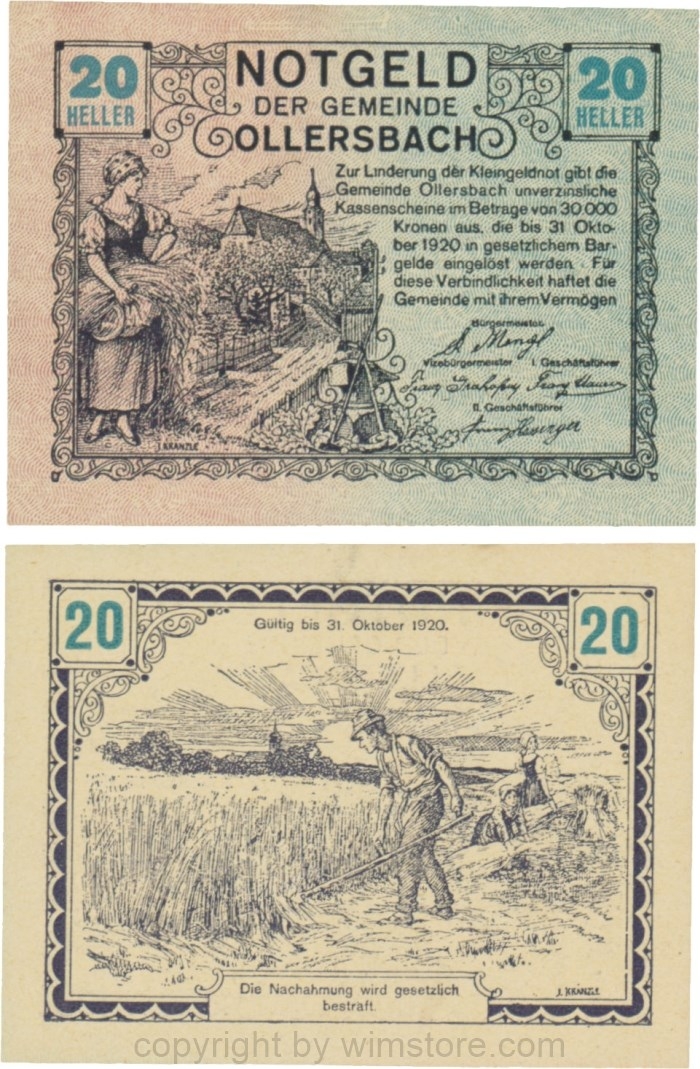 Ollersbach, G0709Ia, 20 Heller; 1-