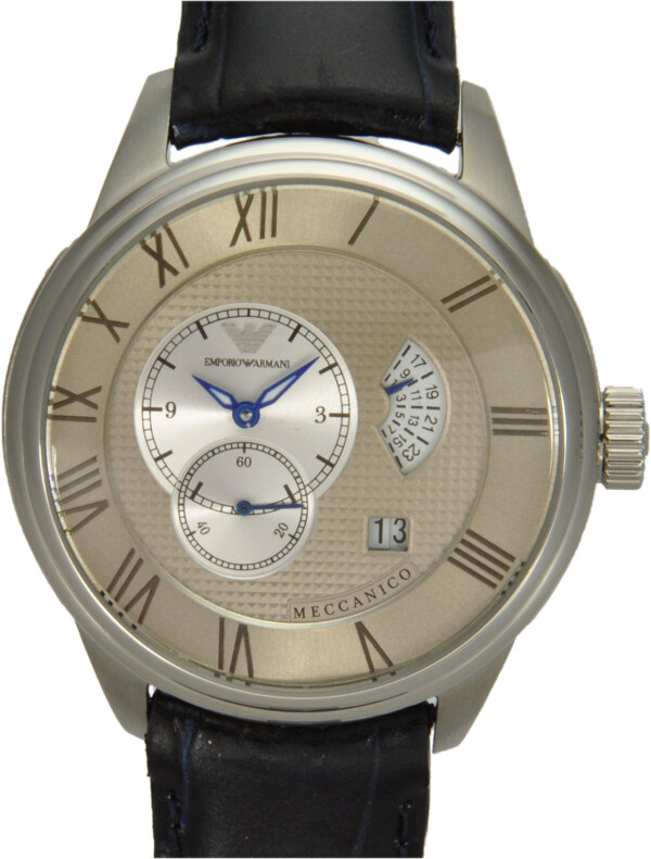 Emporio Armani Meccanico  Herrenuhr mit Datum  Automatik