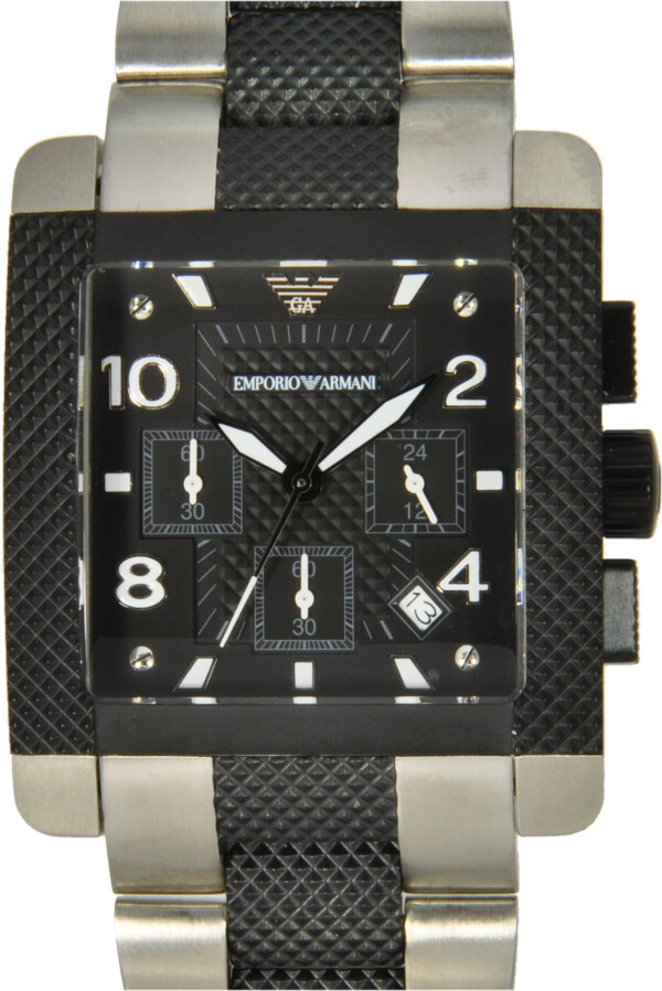 uar-014 Emporio Armani Herrenuhr mit Datum Chronograph Quarz