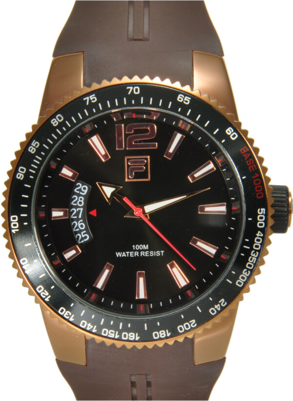 ufi-019 Fila Herrenuhr mit Datum Quarz