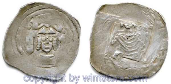 Salzburg, Friesach, Erzbischof Eberhard II. 1200-1246, Pfennig, CNA Ca 19, Silber, ss-vz