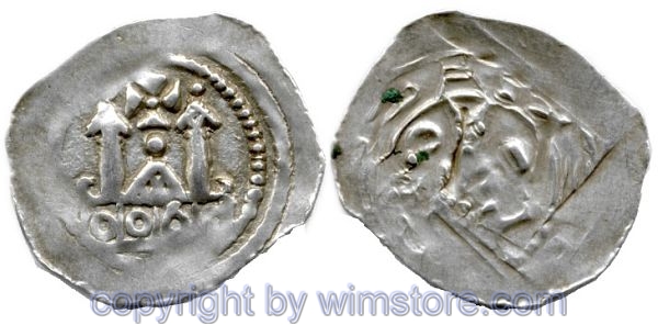 Salzburg, Friesach um 1170 - 1200, Pfennig, vgl. CNA E1 ff, Silber, ss-vz