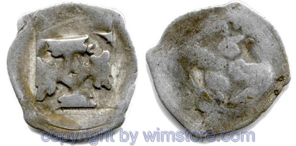 Enns, Albrecht II. 1330-58, Pfennig, B248, Silber, ss