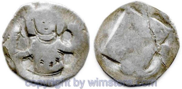 Ungarischer Wiener Pfennig, Stw26 (nicht gesichert); MIHXXI (nicht gesichert), Silber, ss