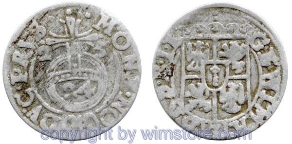 Brandenburg Preussen, Dreipölker 1625, Silber, s